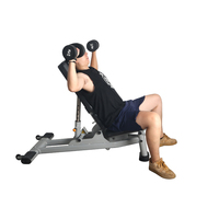XOYOOU Commercial banc d'haltères professionnel multifonctionnel oiseau volant banc de gymnastique réglable chaise de Fitness