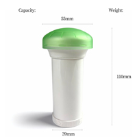 Bouteille d'emballage vide en plastique PP pour déodorant anti-transpirant rechargeable 60g OEM ODM