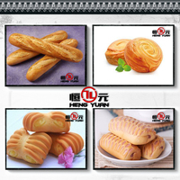 Ligne de production de pain multifonctionnelle automatique en acier inoxydable 304 avec laminoir à pâte électrique pour la fabrication de gâteaux
