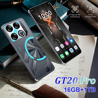 Versión Global 2025 GT20 Pro 5G Smartphone, Pantalla Completa HD de 7.3 Pulgadas, Android 14, Doble SIM, 16GB+1TB, Móvil de Alta Calidad, 108MP