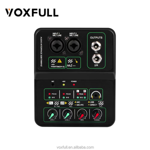 VOXFULL STUDIO2 32Bit 96kHz USB Ses Kartı 2 Kanal 48V Fantom Güçlü Hi-Z Girişli Podcast Kaydı ve Gitar için - Product Image 2