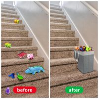 Offre Spéciale avec poignée organisateur panier d'escalier moquette escalier feutre panier escalier pliable