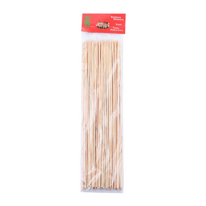 Brochetas de bambú de 30 cm reutilizables para asar carne y perritos calientes, accesorios para barbacoa - Product Image 5