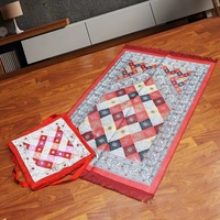 Tapis de prière raschon antidérapant, ensemble cadeau, tapis de prière islamique pour musulman
