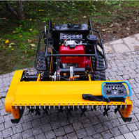 Produit phare : Robot tondeuse à fléaux télécommandé, mini débroussailleuse sur chenilles, broyeur d'herbe