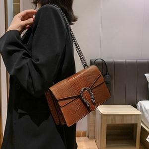 Borsa a Mano Elegante da Donna 2026, Borsa a Tracolla con Catena, Borsetta <span class=keywords><strong>di</strong></span> Alta Qualità, Borsa Sottobraccia con Motivo Coccodrillo - Product Image 3