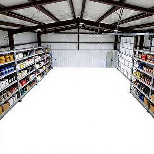 Système de bâtiments modulaires en acier pour le stockage, déployé rapidement et en toute sécurité pour les entrepôts de vente au détail et le stockage de matériaux industriels - Product Image 1