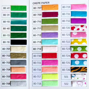 Papel Crepé Biodegradable, Suave, Resistente y Elástico para Manualidades Florales, Rollos de Papel Crepé Arrugado para Colas de Cometas, Festivales y Eventos - Product Image 6