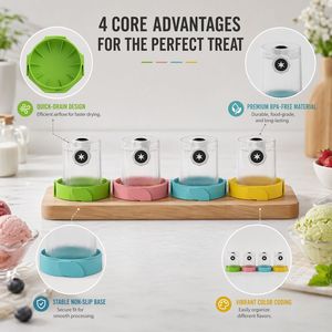 Gobelet/conteneur de stockage pour crème glacée Issili, accessoire compatible avec les machines à crème glacée NC701, NC501, NC301 - Product Image 2