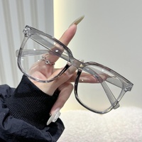 Nouvelles montures de lunettes unisexe transfrontalières, design japonais, en polycarbonate, avec protection anti-lumière bleue