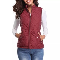 Vêtement de sport pour femmes, vêtement de sport d'usine, équestre, gilet matelassé, élégant, service ODM le plus populaire, à la mode, sans manches