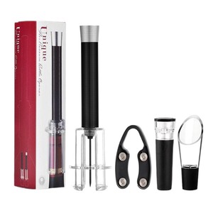 Ensemble créatif d'ouvre-bouteille à <span class=keywords><strong>vin</strong></span> rouge à pression d'air avec <span class=keywords><strong>bouchon</strong></span> et coupe-papier en alliage d'aluminium – Idéal pour un cadeau - Product Image 3