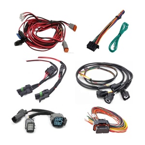 कस्टम ऑटोमोटिव वायर हार्नेस, मल्टी-पिन कॉपर कोर केबल असेंबली कनेक्टर ओएम के साथ - Product Image 4