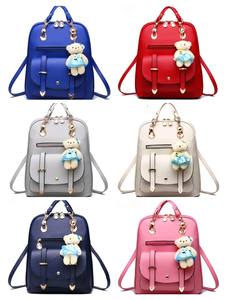 מסוגנן רוכסן pu עור נשים תרמיל גב נשים נשים רצועה כפול רצועת כתף תיק טרנד חדש אופנה נשים - Product Image 3