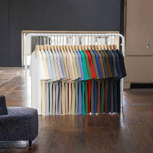 SHINBENE – Nouveau pull oversize en coton tricoté de qualité supérieure, anti-boulochage, coupe ample, épaules légèrement tombantes, pour homme - Product Image 2