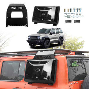. Cơ Thể Kit Phụ Tùng Ô Tô Cơ Thể Phụ Kiện Bên Ngoài Phía Trước Lưới Tản Nhiệt Và Bumper Phù Hợp Cho Xe Tăng 300 Roof Rack Xe Phụ Kiện Màu Đen Carton - Product Image 4