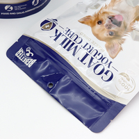 Vente chaude 2025, emballage alimentaire pour animaux de compagnie, sachet debout personnalisé imprimé en gravure, qualité alimentaire, pour nourriture pour chats et chiens, refermable