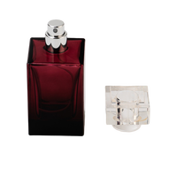 Botol Parfum Kaca Transparan Mewah 50ml dengan Tutup