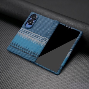 Luxury Carbon Fiber Texture Magnetic Phone Case for Samsung Z <b>Fold</b> 8 Ultra 4 5 6 7 With Front <b>Screen</b> Protector Shockproof Cover - Product Image 6