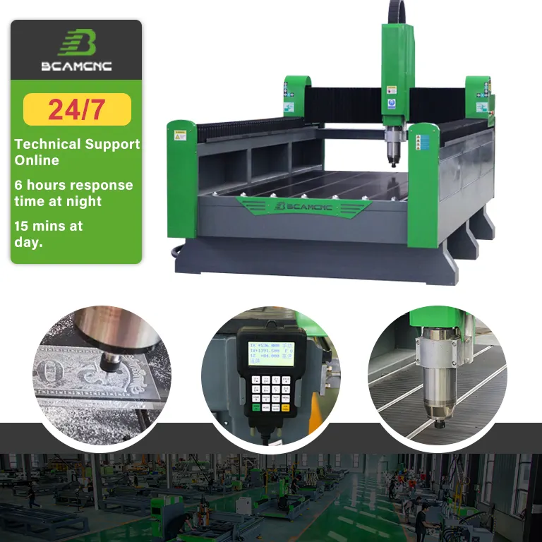 3d 조각 조각 기계 BCS1325 Cnc 대리석 화강암 돌 좋은 가격 다목적 1325 3 축 5 t/h 생산 능력