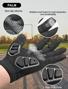 KUTOOK-Guantes transpirables antideslizantes para ciclismo, guantes antideslizantes para ciclismo de montaña, pantalla táctil, para hombre y mujer