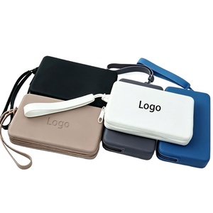 Silicone Storage Bag - Waterproof Portable <b>Makeup</b> <b>Case</b> with Zipper & Handle for Travel & Daily Use - Product Image 1