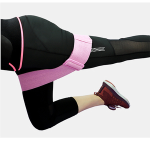 Set di fascia per il bottino regolabile tutto In uno bande per il Fitness antiscivolo stampato ad anello In lattice con fibbia In tessuto resistente alle fasce da donna - Product Image 2