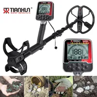 Détecteur de métaux HEDAO entièrement étanche IP68 W55 19kHz Bobine de 10 pouces 4 modes 25 heures Autonomie 1-3M de profondeur pour la détection de trésors et l'or