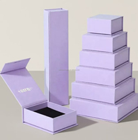 Emballage de Faveur de Mariage Personnalisé Haut de Gamme en Carton Recyclé Rigide avec Logo Personnalisé, Doublure en Mousse, Étanche et Fermeture Magnétique