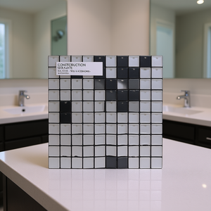 Carreaux muraux en porcelaine Plata 100x100mm brillants antidérapants pour intérieur de salle de bain - Product Image 2