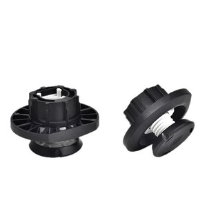 Patas ajustables para gabinetes de acero inoxidable con ajuste de altura de 0-12 mm para soporte de muebles de armario - Product Image 2