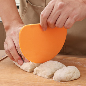 2-Color TPEE Dough Scraper <b>Set</b>, Flexible Pastry Bowl Scraper for <b>Baking</b> & Pastry Tools, Non-Stick Food-Grade Kitchen Gadget - Product Image 4