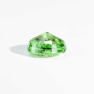 Circonita Cúbica Sintética de Alta Calidad, 5A+, Zircon, Corte Oval Radiante, Verde, Suelta, Tipo Hielo Triturado - Product Image 4