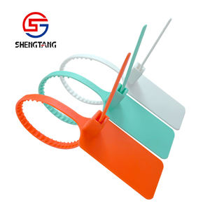 Precinto <span class=keywords><strong>de</strong></span> Seguridad <span class=keywords><strong>de</strong></span> Plástico PP Ajustable para Autos y Camiones con Longitud y Color Personalizados, Logotipo y Número <span class=keywords><strong>de</strong></span> Serie - Product Image 1