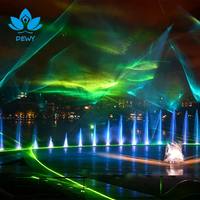 Fontaine musicale extérieure SS304 avec spectacle de lumière LED multicolore et laser contrôlé par programme pour projet gouvernemental urbain