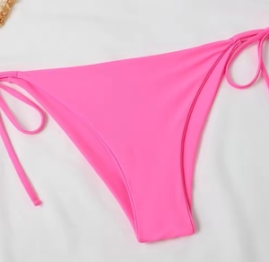 2024 deux pièces rose couverture complète chaîne Sexy Micro Monokini fille chaude <span class=keywords><strong>Sxe</strong></span> Photo Bikini personnalisé femmes maillot de bain - Product Image 2