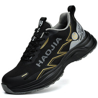 Zapatos de seguridad ligeros para hombre, zapatillas de trabajo antipinchazos, botas de seguridad protectoras, zapatos de trabajo con punta de acero