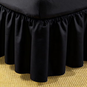 Coprimaterasso Bianco Arricciato Yobai in 100% Poliestere Lavabile, Misura King con Numero di Fili Personalizzabile - Product Image 6