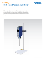 Homogénéisateur mélangeur à cisaillement élevé FA25 Pro Lab pour produits chimiques, aliments et plastiques, capacité 5L, puissance 0,5kW