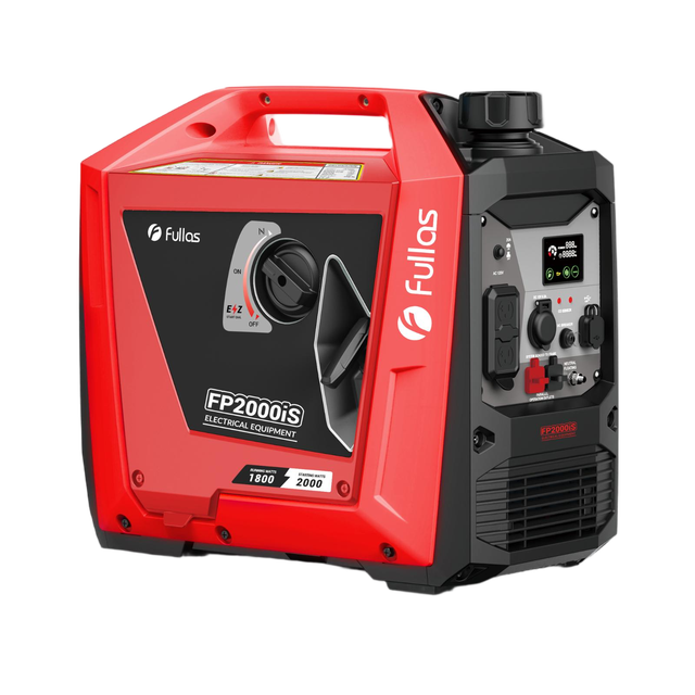 Silent Inverter Generator 2000W Gasoline Portable Power Supply 230V 7.8A Recoil Start Low Oil Alert for Camping Backup