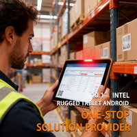 Tableta Robusta de Grado Industrial con Android 13 de 10.1 Pulgadas, IP68, NFC, Escáner de Código de Barras para Operaciones de Servicio Empresarial en Campo