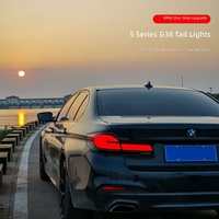 Auto-LED-Rückleuchten für 2018-2020 BMW 5er Serie G30 G38 Rückleuchten-Sets 21 Neue LCI Geschwärzte Auto-Heckleuchten
