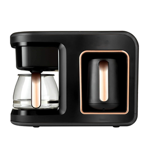 Cafetera 2 en 1 para café de filtro y café turco <span class=keywords><strong>con</strong></span> Espumador de leche en crema, de 1 litro <span class=keywords><strong>jarra</strong></span> de vidrio, para café <span class=keywords><strong>con</strong></span> leche, capuchino - Product Image 3