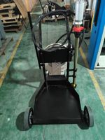 Pumpmaster 2 - Distributeur d'huile mobile monté sur chariot à commande pneumatique, rapport 3:1, pour fûts de 205 litres