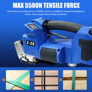 ماكينة الربط المحمولة باليد تعمل ببطارية 25 وwallepac Industry ، أداة ربط كهربائية للأدوات الورقية البلاستيكية - Product Image 5