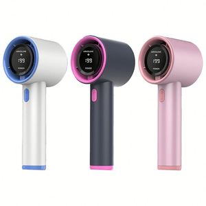 X418 Portable Mini <b>Fan</b> 199 Speed Handheld <b>Fan</b> Power Display Usb Rechargeable Air Cooling <b>Personal</b> <b>Fan</b> for Indoor Outdoor Travel - Product Image 1