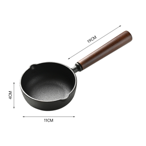 Poêle <span class=keywords><strong>en</strong></span> <span class=keywords><strong>fonte</strong></span> miniature très vendue, style américain, petite poêle à frire, pot à huile, adapté aux cuisinières à gaz et aux plaques à <span class=keywords><strong>induction</strong></span> - Product Image 6