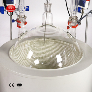 Kit de Destilación de Vía Corta para Laboratorio con Agitación Magnética y Manta Calefactora - Product Image 2