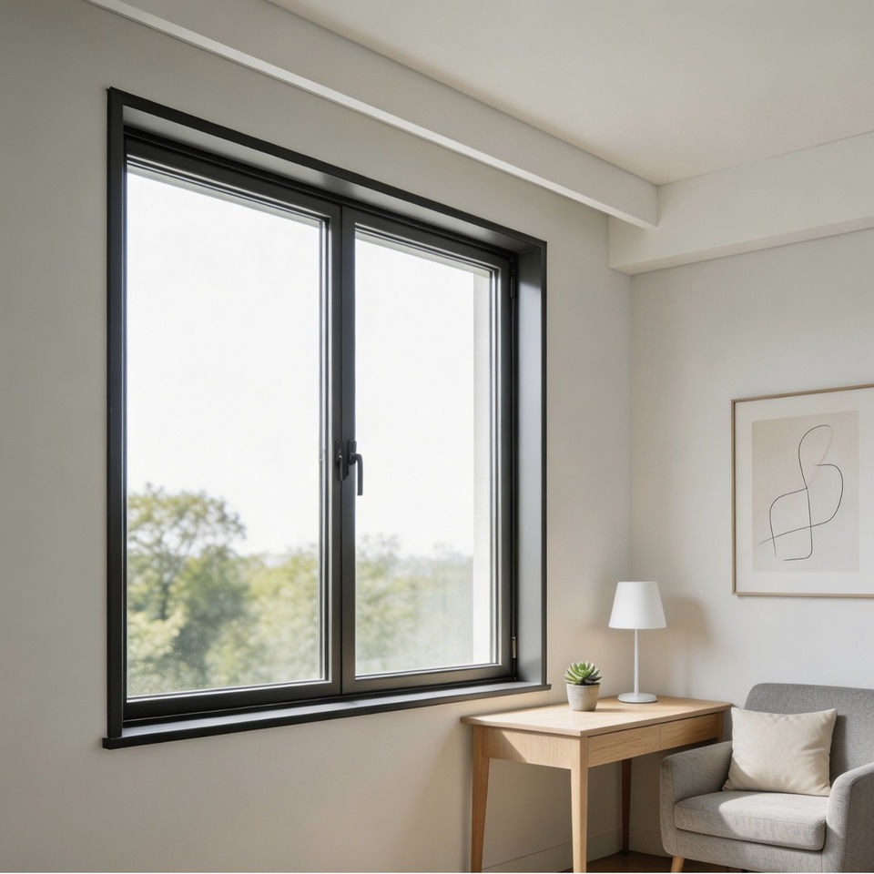 Stylish UPVC Casement Window Inward Opening Outward Opening Optional ...