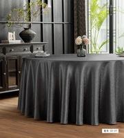 Nappe de table élégante en tissu polyester pour restaurant, banquet, mariage, événement